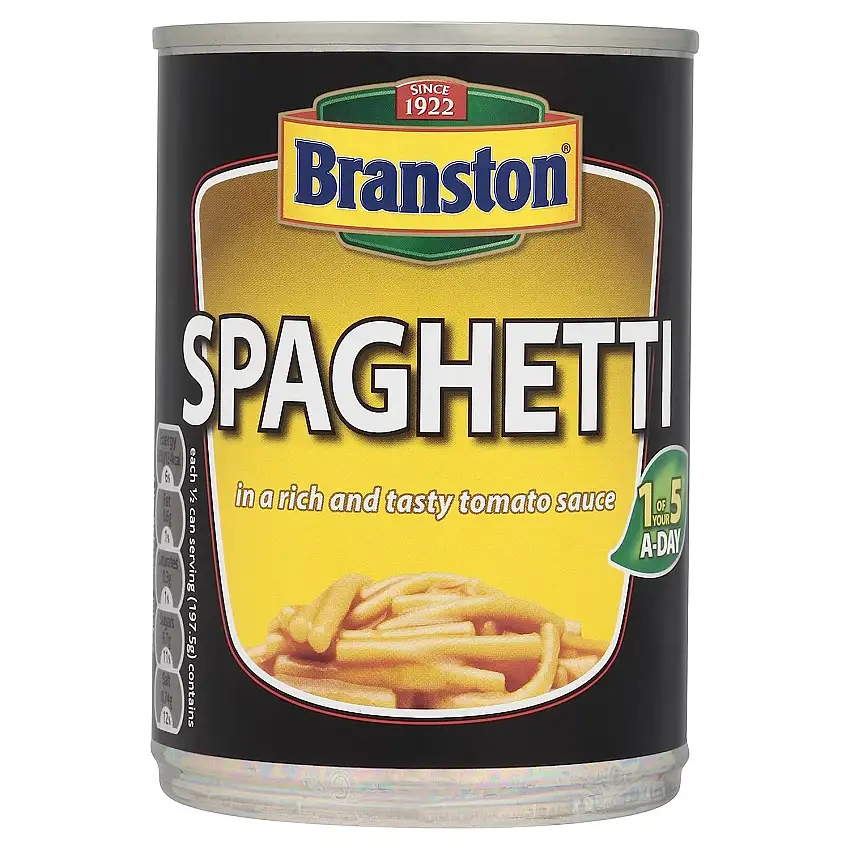 Branston Spaghetti in Tomatensauce, 395 g