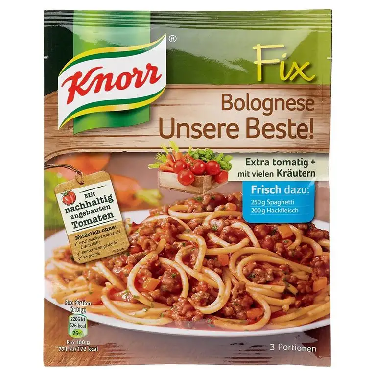 Knorr Fix Bolognese Unsere Beste 3 Portionen