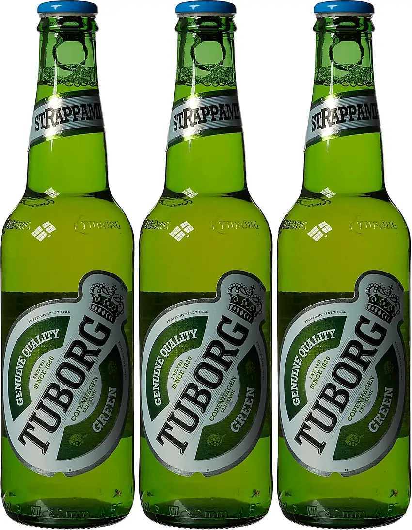 TUBORG Bier cl33x3 bott. Biere alkoholische Getr