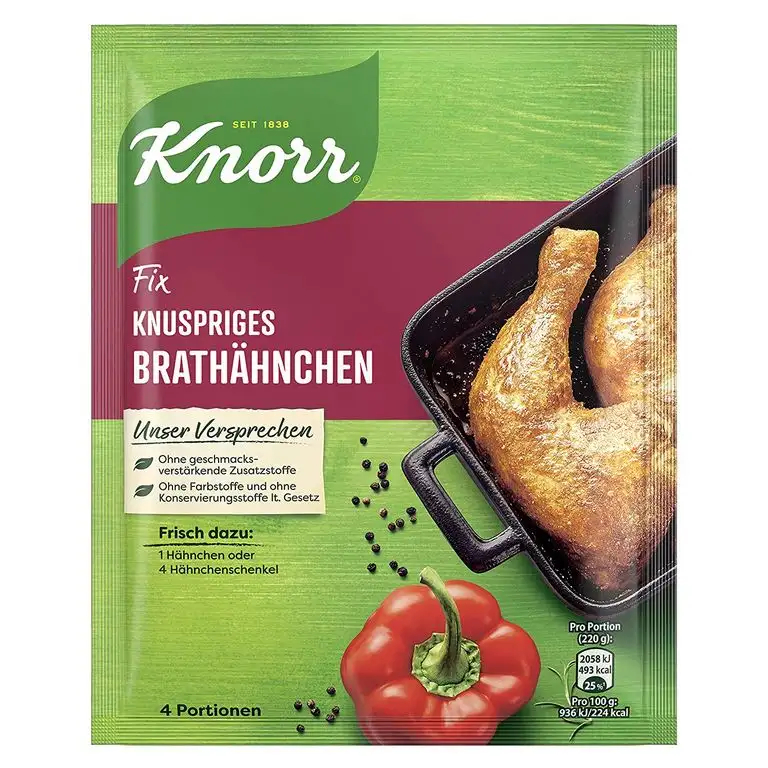 Knorr Fix für Knuspriges Brathähnchen, 28er Pack (28 x 4 Portionen)