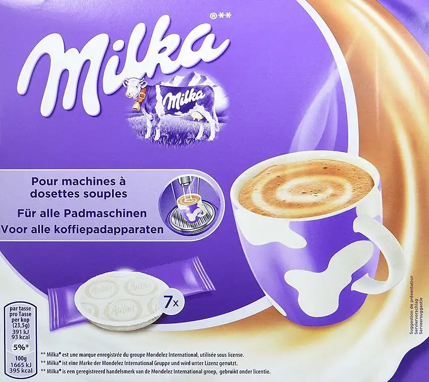 Milka Kakao Pads, 42 Senseo kompatible Pads, 6er Pack, 6 x 7 Getränke