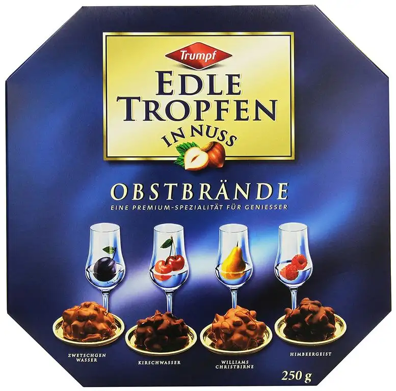 Trumpf Edle Tropfen in Nuss Obstbrände, 250 g