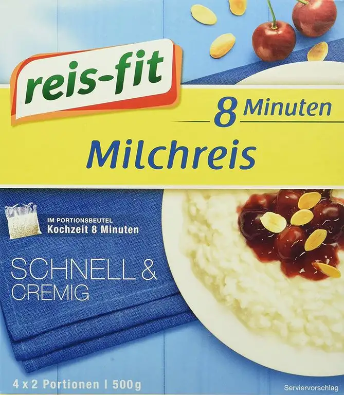 reis-fit 8 Minuten Milch Reis im Kochbeutel, 7er Pack (7 x 500 g)