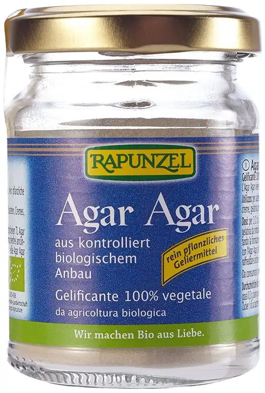 Rapunzel Agar Agar Pulver, 1er Pack (1 x 60 g) - Bio