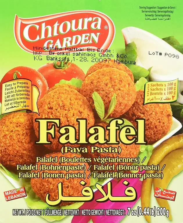 Chtoura Mischung für Falafel Fava Pasta, 6er Pack (6 x 200 g)