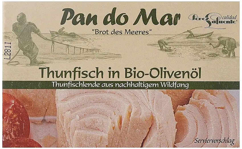 Pan do Mar Thunfisch in Bio Olivenöl, extra nativ, 5er Pack (5 x 120 g)