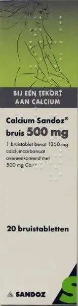 Sandoz Calcium 500 mg (20 Brausetab)