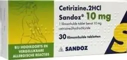 Sandoz Cetirizin 10 mg (30 Tab)