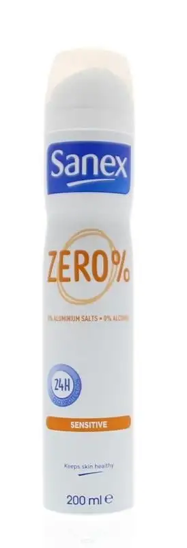 Sanex Deospray Zero % Sensitiv (200 Ml)