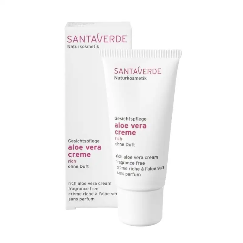 Santaverde Aloe Vera Creme reich ohne Parfüm (30 Ml)
