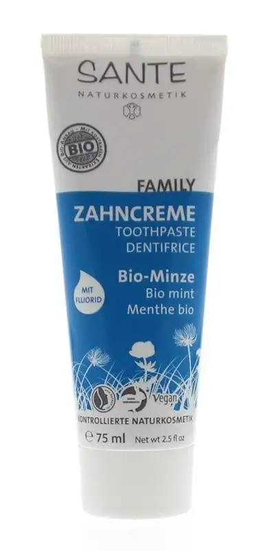 Sante Familienzahnpasta Minze mit Fluor (75 Ml)