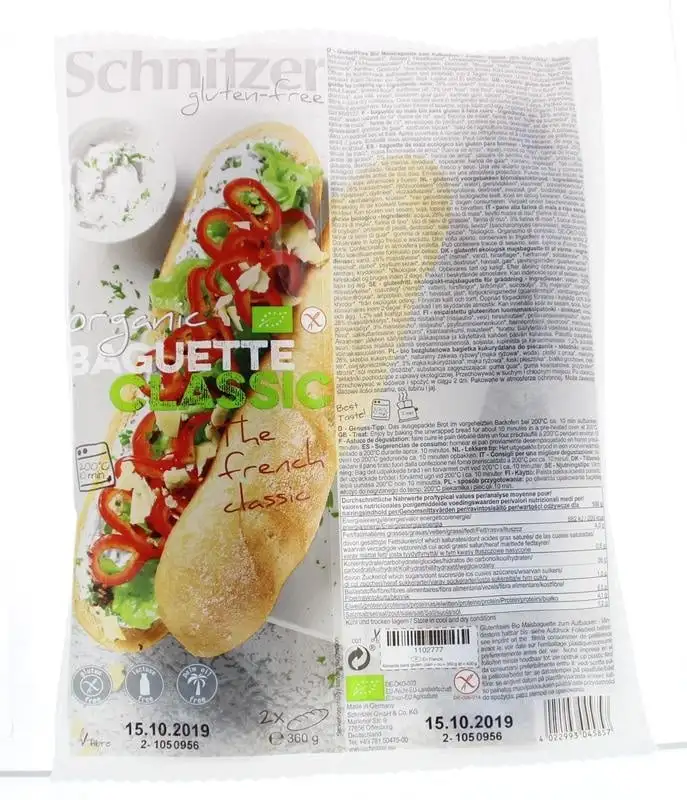 Schnitzer Baguette klassisch bio (360 gr)