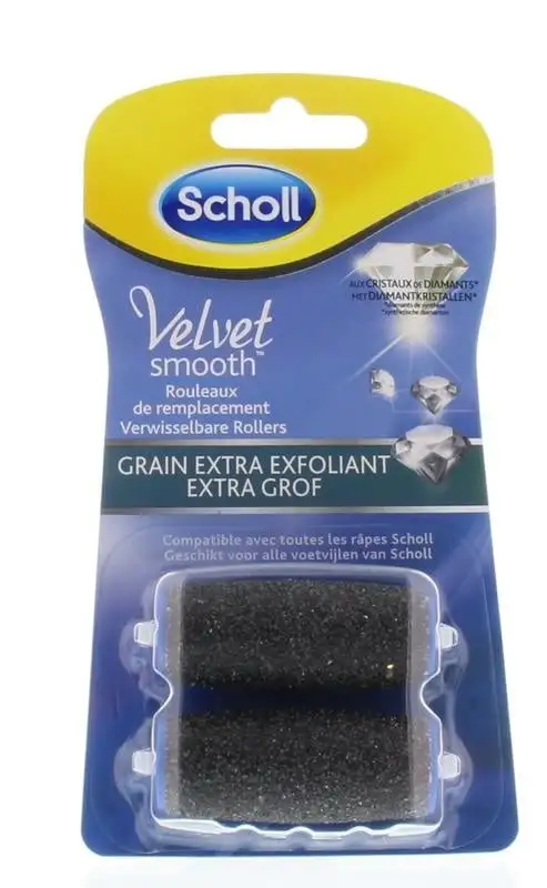 Scholl Samtweiche Mine grober Diamant (2 Stück)