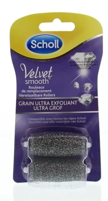 Scholl Samtweiche Wechselwalze Diamant extra grob (2 Stück)
