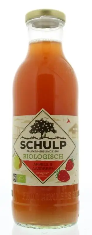 Schulp Apfel-Erdbeersaft Bio (750 Ml)