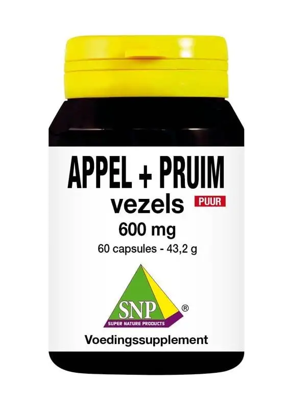 SNP Apfel-Pflaumen-Faser 600 mg pur (60 Caps)