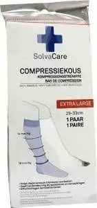 Solvacare Kompressionsstrumpf weiß XL 29 - 33 cm (1 Paar)