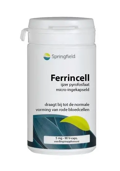 Springfield Ferrincell 44 mg - Eisenpyrophosphat 5 mg (90 VCaps)