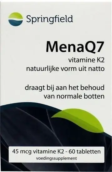 Springfield MenaQ7 Vitamin K2 45 µg (60 Tab)