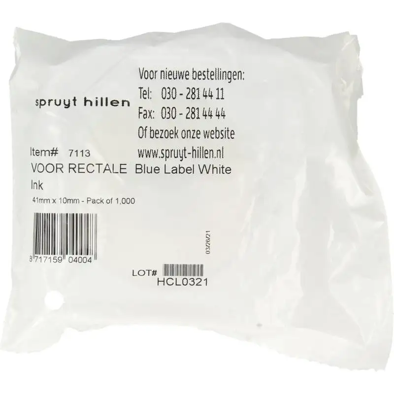 Aufkleber rektale Verwaltung 1000 Stk