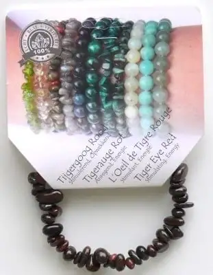 Steengoed Split Armband Tigerauge rot (1 Stück)
