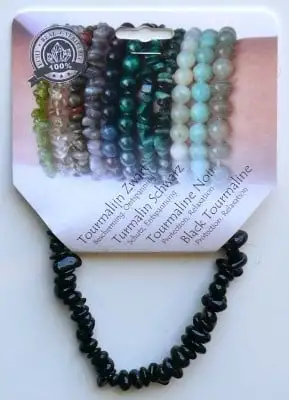 Steengoed Split Armband Turmalin schwarz (1 Stück)