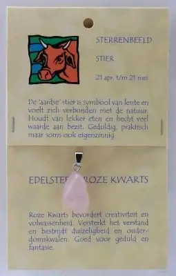 Steengoed Sternzeichen Stein Anhänger Stier (1 Stück)