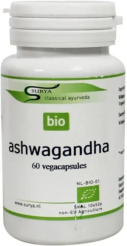 Surya Bio-Aswagandha (60 Caps)