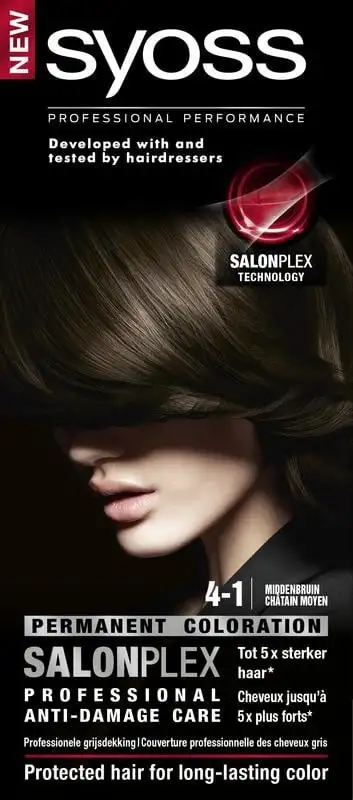 Syoss Color Baseline 4-1 Mittelbraune Haarfarbe (1 Set)