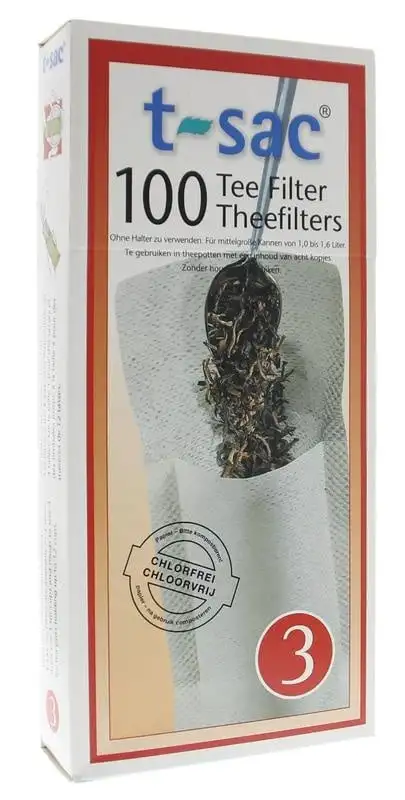 T-Sac Teefilter Nr. 3 1,6 Liter (100 Stück)
