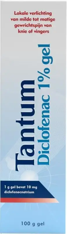 Tantum Diclofenac 1 % Gel (100 Gramm)