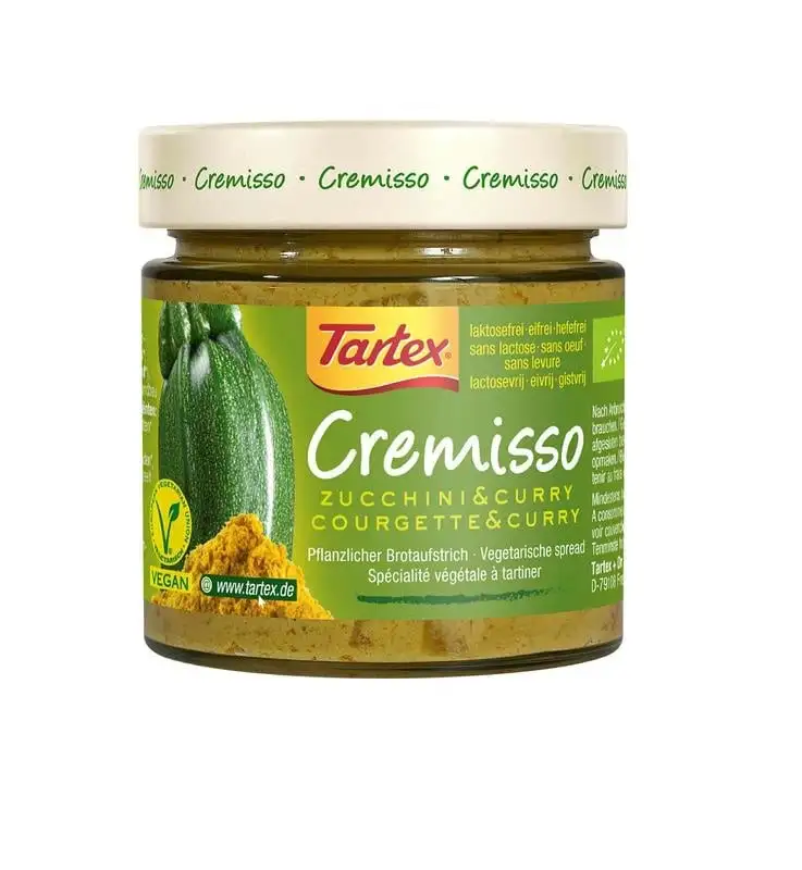 Tartex Cremisso Zucchini-Curry Bio (180 gr)