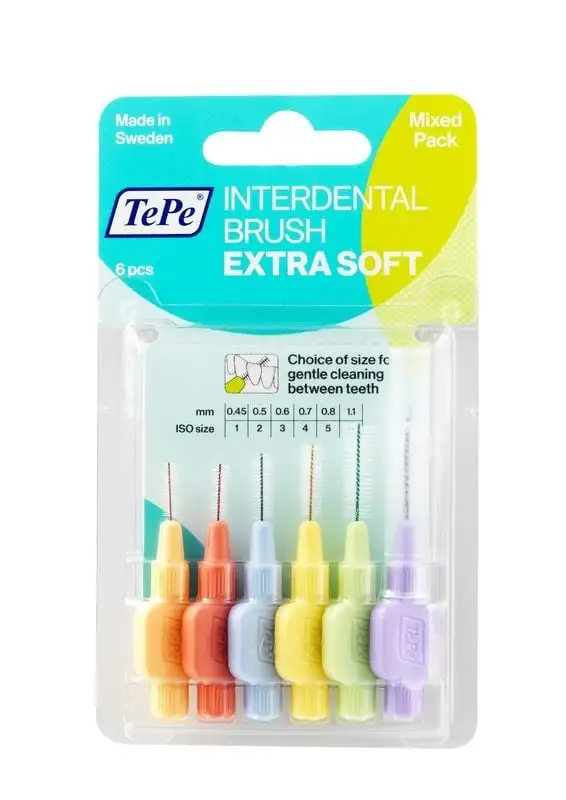 Tepe Interdentalbürste x-soft gemischt (6 Stück)