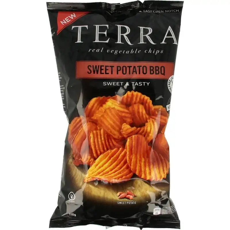 Terra Chips Chips Süßkartoffel BBQ (110 Gramm)