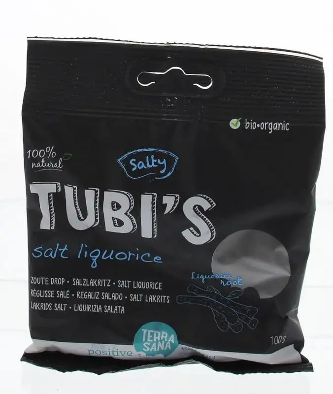 Salziges Lakritz Tubis 100 Gramm