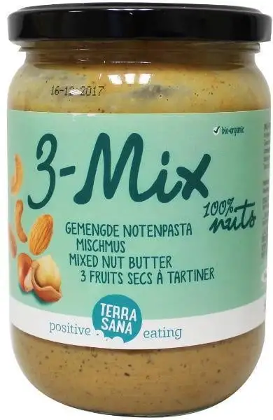 Terrasana 3 Mix Nussbutter ohne Erdnuss Bio (500 gr)