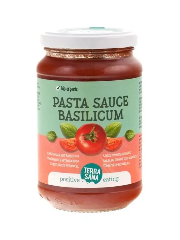 Terrasana Bio Tomatensauce Basilikum (340 gr)