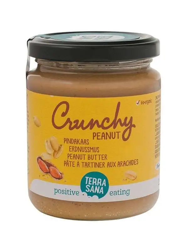 Terrasana Erdnussbutter Crunchy ohne Salz Bio (250 gr)