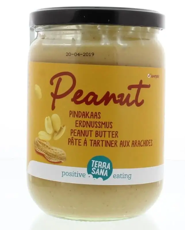 Terrasana Erdnussbutter fein ohne Salz bio (500 gr)