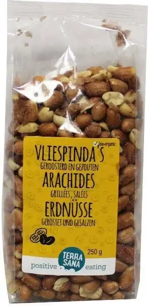 Terrasana Erdnussvlies mit Salz geröstet bio (250 gr)