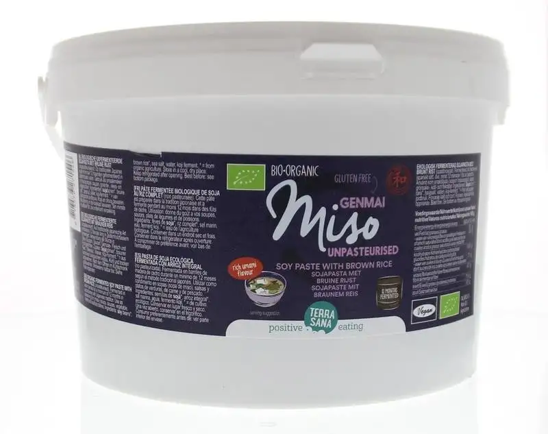 Terrasana Genmai Miso unpasteurisierter Bio-Eimer (2500 gr)