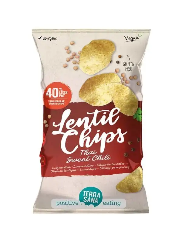 Terrasana Linsenchips Thai Sweet Chili bio (75 gr)