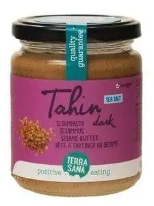 Terrasana Tahini braune Sesampaste mit Meersalz Bio (250 gr)