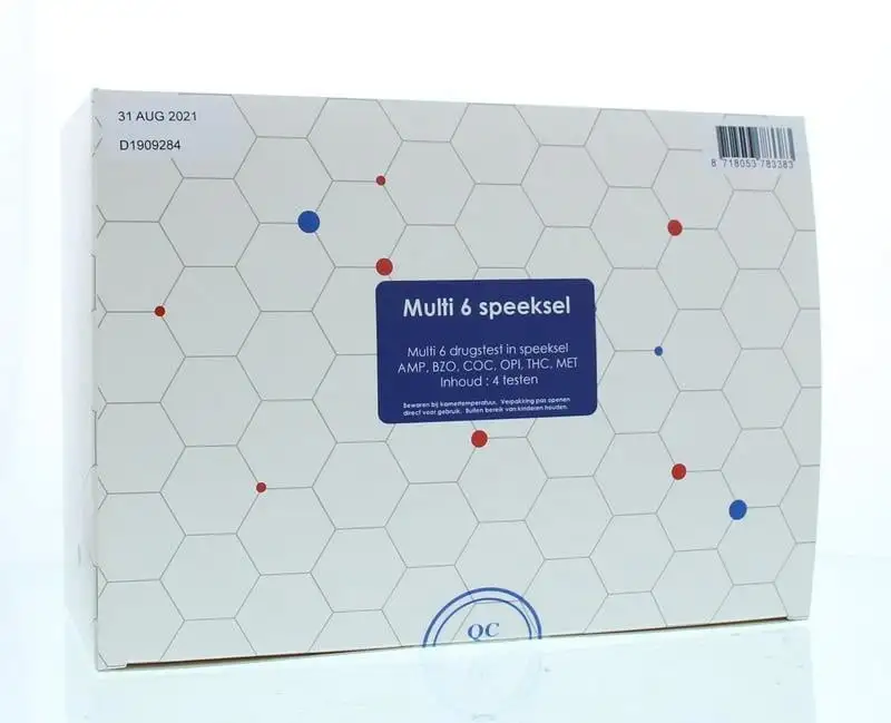 Testjezelf.nu Multidrug Test 6 Speichel-Kit (4 Stück)