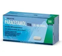 Teva Paracetamol 500 mg oval (50 Tab)