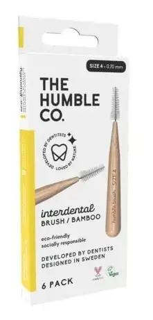 The Humble Co Interdentalbürste 0,70 mm gelb (6 Stück)