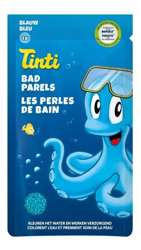 Tinti Badeperlen blau Sachet (1 Stück)