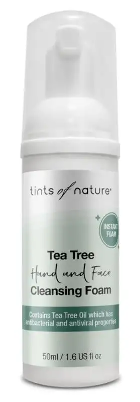 Tints Of Nature Teebaum-Reinigungsschaum für Hände und Gesicht (50 Ml)