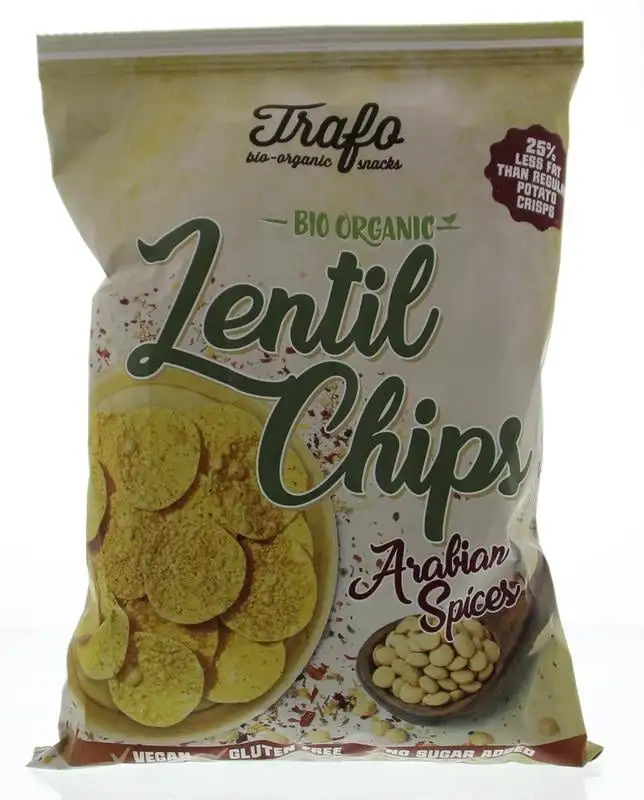 Trafo Linsenchips arabisches Gewürz bio (75 gr)