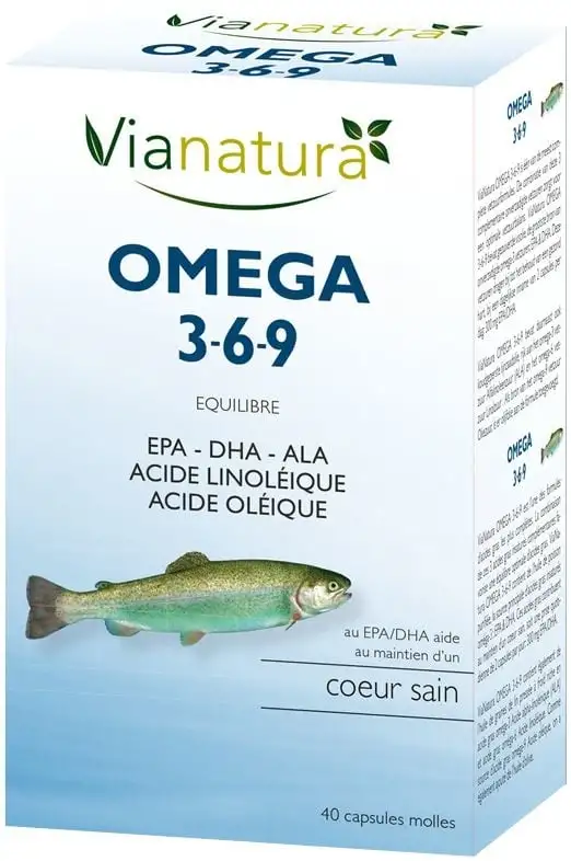 Vianatura Omega 3 6 9 (40 Caps)
